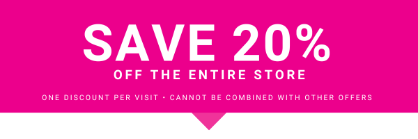 Save 20% off entire store